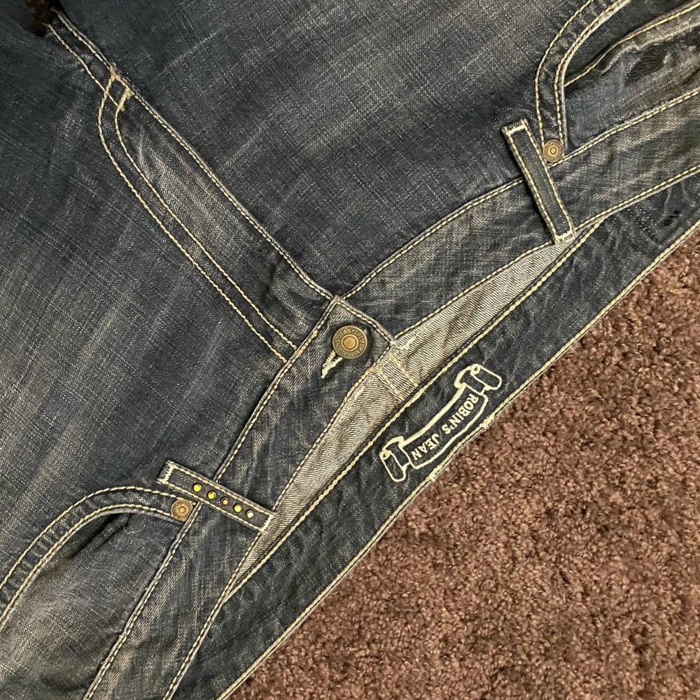 Men’s Studded Rhinestone Robin Jeans - Picture 8 of 14